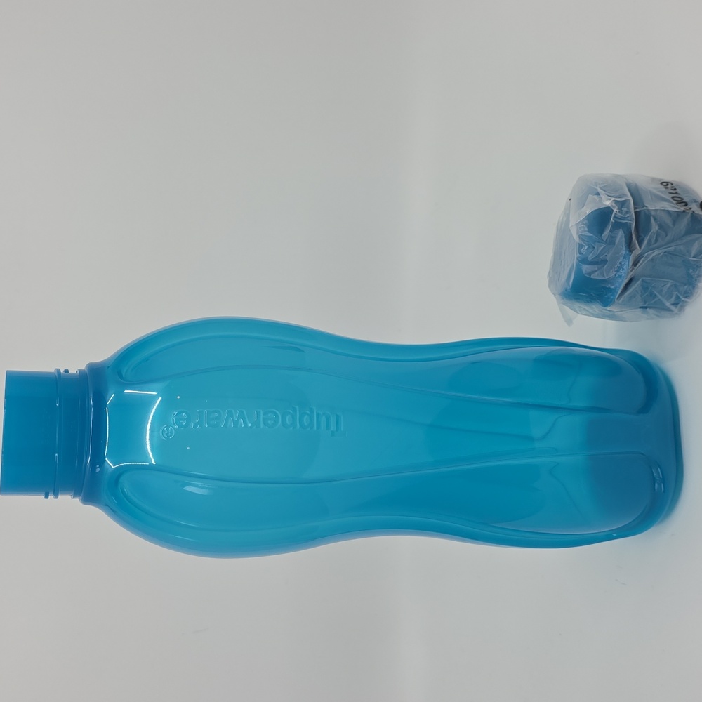 Tupperware Eco Bottle 1L Peacock Blue New